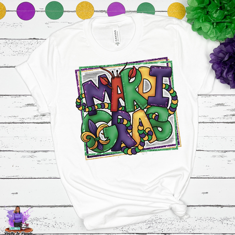 Mardi Gras tee