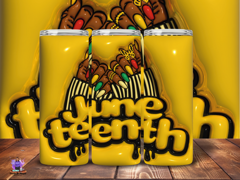 20oz Juneteenth tumbler