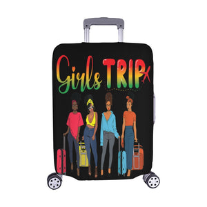 girls trip  luggage Luggage Cover/Medium 22"-25"