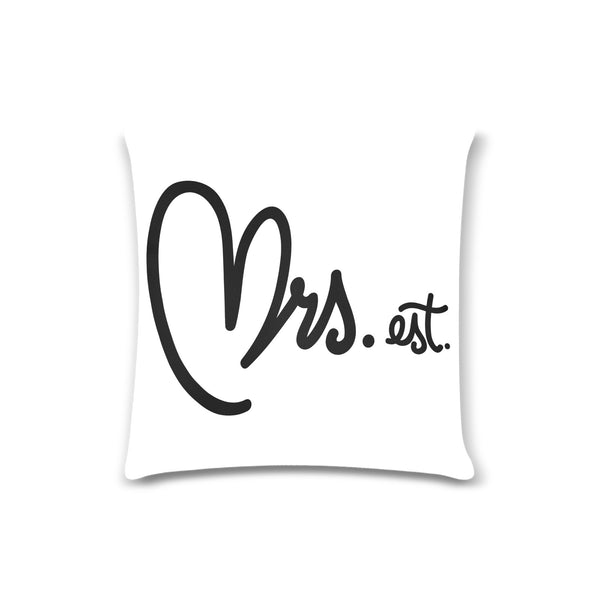 MRS Custom Zippered Pillow Case 16"x16" (one side)