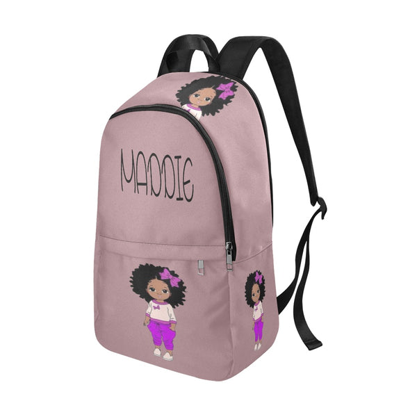 Purple girl back pack Fabric Backpack for Adult (Model 1659)