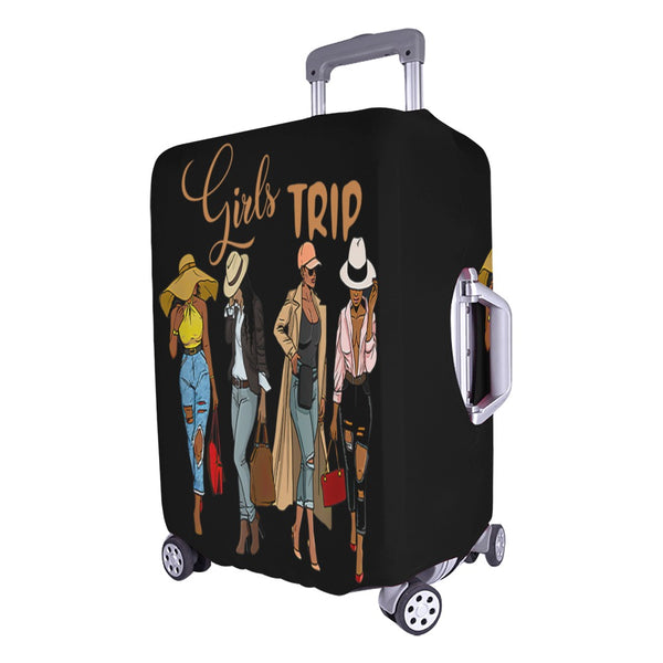 Girls Trip Black  Luggage Cover/Large 26"-28"