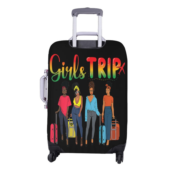 girls trip  luggage Luggage Cover/Medium 22"-25"