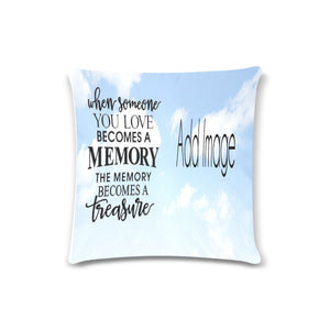 Custom Zippered Pillow Case 16"x16" (one side)