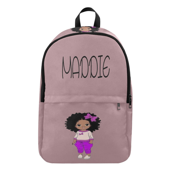 Purple girl back pack Fabric Backpack for Adult (Model 1659)