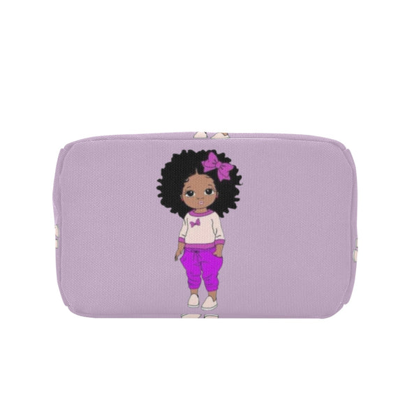 purple girl lunch bag Zipper Lunch Bag (Model 1720)